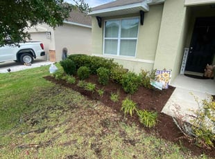 Mulching by Brandon Safford for Michael L. in Lakeland, FL