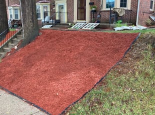 Mulching by Samuel Jordon for Teresa C. in Baltimore, MD