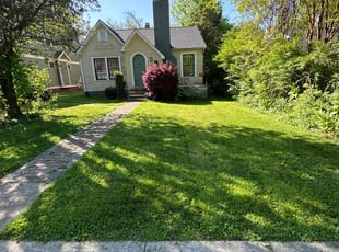 Aiesha R.'s Lawn Mowing service result