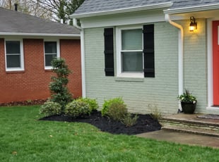 Mulching by Linda Dunnican for Samantha R. in Charlotte, NC