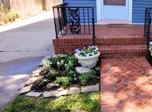 Landscaping by Jacob Lea for William B. in Wichita, KS