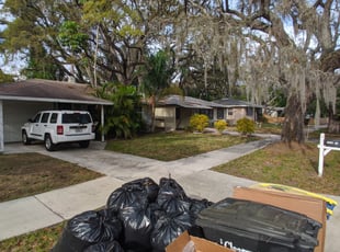 Leaf Removal by Chad German for Adrienne T. in Clearwater, FL