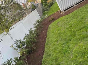 Mulching by Evan Thayer for Lomesh V. in Shrewsbury, MA