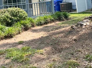 Leaf Removal by Gary Black for Shannon M. in Waldorf, MD