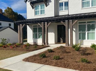 Mulching by Conner Meadows for Nichole W. in Forsyth County, GA