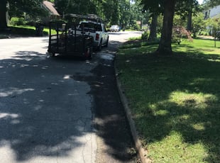 Leaf Removal by Brian Deshane for Crystal D. in Midlothian, VA