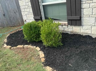 Weeding by Bryant Holloway sr for Dobbins J. in Edmond, OK