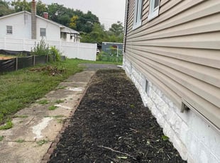 Weeding by Reginald Blue for Jon P. in Rosedale, MD