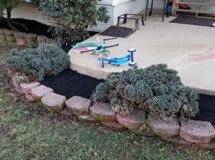Mulching by Mark Burke for Reina T. in Bristow, VA
