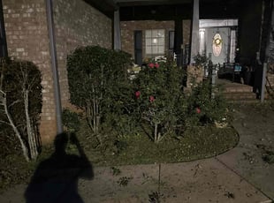 Bush Trimming by Brandon Knight for Emma P. in Mobile, AL