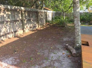 Leaf Removal by Adam Watters for Eric S. in Panama City Beach, FL