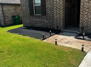 Landscaping by Tyrek Tilton for Chris G. in Crandall, TX