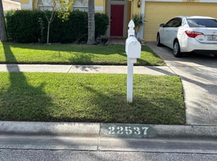 Sadeesh M.'s Lawn Service service result
