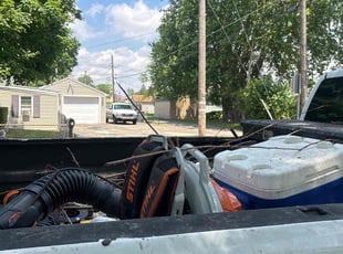 Leaf Removal by Landyn Kaufman for Carolyn H. in Anderson, IN