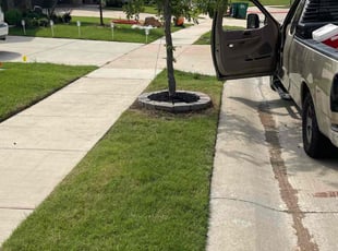Landscaping by Samuel Fogg for Colin T. in Denton, TX