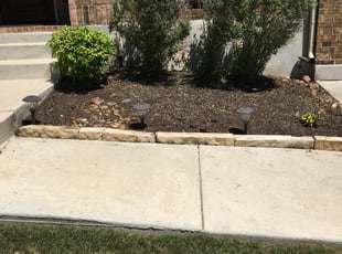 Landscaping by Duane Cotton for Francisco R. in San Antonio, TX