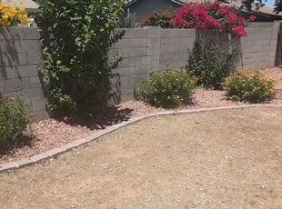 Landscaping by Gideon Cook for Rochelle D. in Phoenix, AZ
