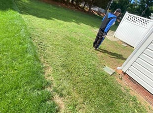 Aeration by Terrance Flowers for James K. in Charlotte, NC