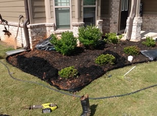 Mulching by Josh Baughan for Sharnicea T. in McDonough, GA