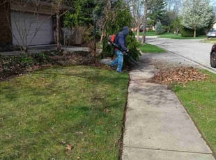 Leaf Removal by Bret Ginter for Heather M. in Dayton, OH