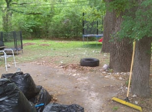 Leaf Removal by Steven Galvan for Karen H. in Dallas, TX