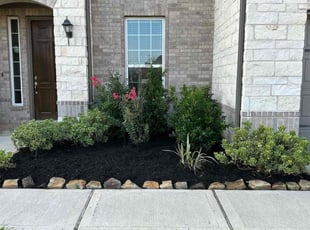Mulching by Stephen Morales for Mason G. in Rosenberg, TX