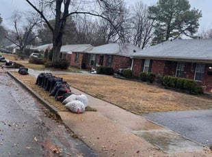 Leaf Removal by Jasmine Harris for April W. in Memphis, TN