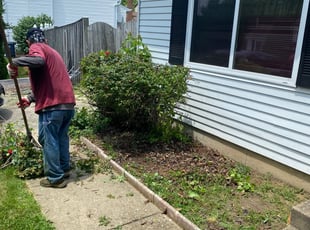 Bush Trimming by Norman Blanchard for Edward D. in Clinton, MD