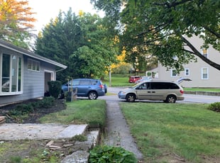 Landscaping by Andrew Perch for David J. in Northbridge, MA