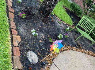 Landscaping by Domingo Rosas for Christopher I. in Spring, TX