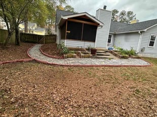 Leaf Removal by Damon Woodall for William K. in Tucker, GA