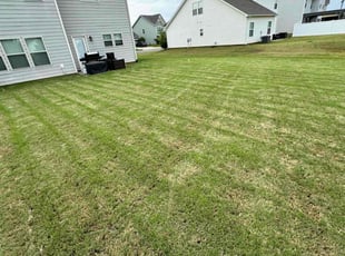 Landscaping by Quincy D. for George R. in Pineville, NC