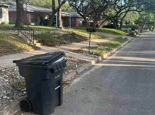 Weeding by Carlos Garza for Mark L. in San Antonio, TX
