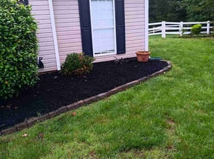 Mulching by Christopher Hunter for Mary H. in Monroe, NC