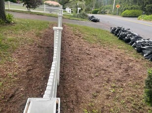 Leaf Removal by Aaron Ford for Barbara P. in Hauppauge, NY