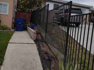 Weeding by Sergio Castaneda for Alfred P. in Spring Valley, CA