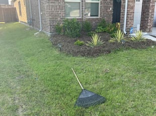 Weeding by Brian Barela for John J. in Forney, TX