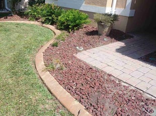 Weeding by Sharon and Renee Simoneaux for Crystal W. in DeLand, FL