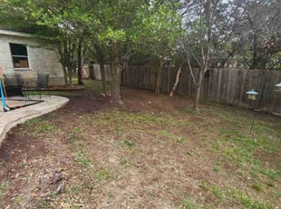 Leaf Removal by Aaron McGee for Julie W. in San Antonio, TX