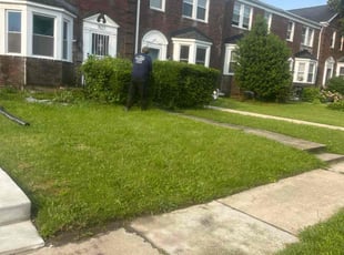Bush Trimming by Joseph Smith for Ibraheem E. in Baltimore, MD