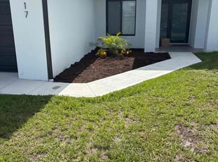 Mulching by Mark Smith for Noah J. in Lehigh Acres, FL