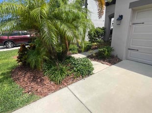 Mulching by Ramon Taguja for P. in Apollo Beach, FL
