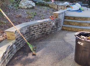 Landscaping by Allan Roberts for Jimmy C. in Braddock, VA