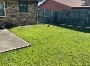 Yvonne B.'s lawn care services service result