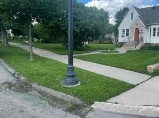 Ms L.'s turf care service result