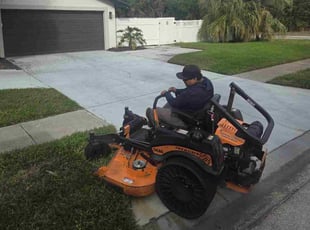 Alvin R.'s lawn care services service result