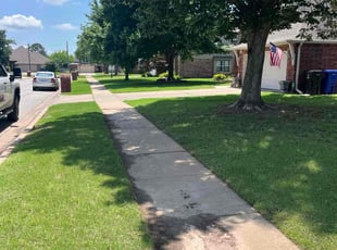 Jason M.'s lawn maintenance service result