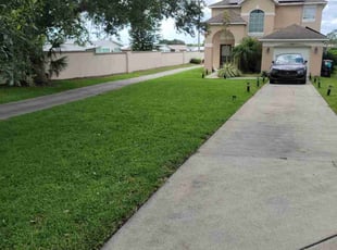 Chris H.'s grass cutting service result