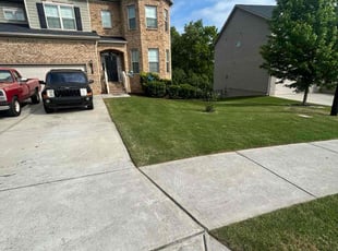 Justin D.'s grass maintenance service result
