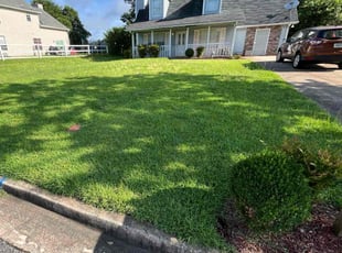 James R.'s lawn maintenance service result